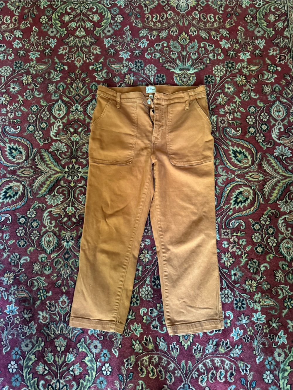 JCrew Petite Straight leg crop Pants
